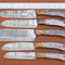 Forged Damascus Steel Kitchen Knife Set Handmade Chef Collection 0