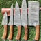 Premium Handmade Damascus Chef Knife Set 913 Inch Blades 0