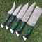 Custom Forged Damascus Steel Chef Knives 5 Piece Kitchen Set 0