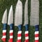 Premium Twist Damascus Steel Chef Knife Collection 5 Piece Set 0