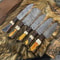 Custom Forged Damascus Chef Knives Set 9 To 13 Kitchen Tools 1