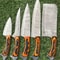 Professional Damascus Steel Chef Knife Collection With Rosewood Grip 2