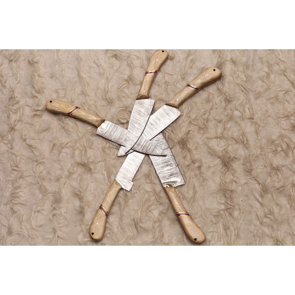 Custom Damascus Steel Chef Knife Set For Professional Kitchens 1