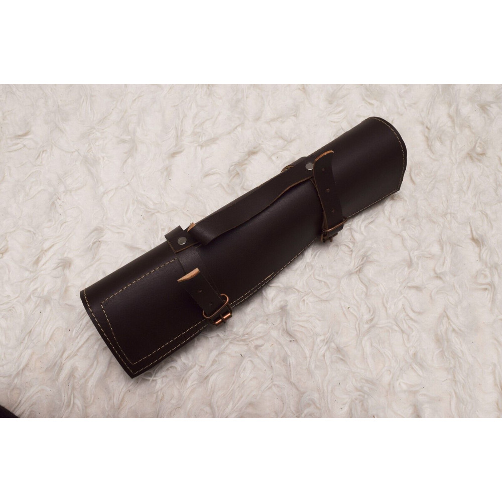 Artisan Damascus Steel Kitchen Knife Set With Rosewood Handle 3