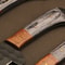 Rosewood Handle Damascus Steel Knives Handmade Chef Set 3
