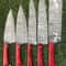 Unique Handmade Damascus Kitchen Knives Premium Chef Set 1