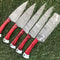 Unique Handmade Damascus Kitchen Knives Premium Chef Set 2