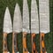Twist Forged Damascus Steel Knives 5Piece Chef Knife Collection 1