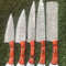 Damascus Steel Chef Knife Set Hand Forged Professional Cutlery 0