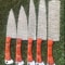 Damascus Steel Chef Knife Set Hand Forged Professional Cutlery 1