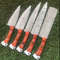 Damascus Steel Chef Knife Set Hand Forged Professional Cutlery 2