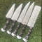 Damascus Steel Kitchen Knife Set 9 To 13 Handmade Knives 2