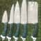 Unique Twist Damascus Chef Knives Custom Handmade Full Set 2