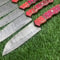 Rosewood Damascus Chef Knife Set Professional Handmade Knives 4