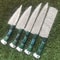 Handmade Damascus Chef Knife Collection Twist Forged Blades 1