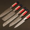 Professional Chef Knife Set Handmade Damascus With Rosewood Grip 0