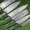 Razor Sharp Damascus Camping Knives Handmade 6Piece Set 1