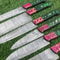 Damascus Steel Knife Set Of 7 Custom Handmade Kitchen Hunting 1