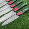 Damascus Steel Knife Set Of 7 Custom Handmade Kitchen Hunting 2