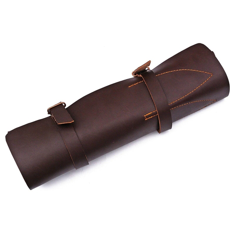 Custom Handmade Damascus Chef Knives Set With Wooden Handles 0