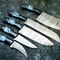 Premium Handmade Damascus Steel Kitchen Knife Set For Chefs 1