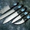 Premium Handmade Damascus Steel Kitchen Knife Set For Chefs 2