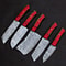 Damascus Steel Chef Knife Set 5 PCS With Elegant Wood Handles 0