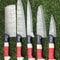 Handmade Damascus Chef Knives With Wooden Handle 5 Piece Set 3