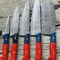Professional Damascus Steel Knife Set 5 PCS Handmade Chef Knives 1