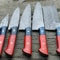 Professional Damascus Steel Knife Set 5 PCS Handmade Chef Knives 3