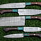 Professional Handmade Damascus Steel Knives Kitchen Set Of 5 1