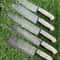 Damascus Steel Kitchen Knives Handmade 5 Piece Chef Set 1