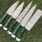 Razor Sharp Handmade Damascus Chef Knife Set With Wood Handle 1