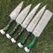 Razor Sharp Handmade Damascus Chef Knife Set With Wood Handle 3