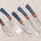 Forged Damascus Steel Chef Knives Handmade 5 Piece Set 1