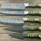 Custom Handmade Damascus Steel Chef Knife Set 5 Pieces 1