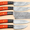 Durable Handmade Damascus Steel Chef Knives Kitchen Set Of 5 1