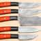 Durable Handmade Damascus Steel Chef Knives Kitchen Set Of 5 0