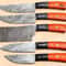 Durable Handmade Damascus Steel Chef Knives Kitchen Set Of 5 2