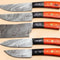 Durable Handmade Damascus Steel Chef Knives Kitchen Set Of 5 2