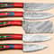 Professional Damascus Steel Chef Knives Set Of 5 With Gift Box 0
