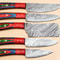 Professional Damascus Steel Chef Knives Set Of 5 With Gift Box 0