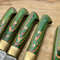 Handmade Damascus Steel Chef Knife Set Kitchen Knives With Wood Handles 1