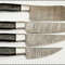 Custom Damascus Steel Chef Knife Set 4Piece Handmade Kitchen Knives 0