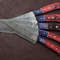 Damascus Kitchen Knife Set 5Piece Chef Knives With Pakka Wood 3