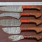 Handmade Damascus Steel Chef Knife Set 5Piece Kitchen Knives 1