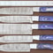 Custom Damascus Steel Kitchen Knife Set Of 5 With Pakka Wood Handle 1