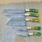 Handmade Damascus Steel Chef Knife Kitchen Set With Wood Handle 3