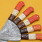 Luxury Handmade Damascus Steel Chef Knife Set 5 Pcs Pakka Handle 3