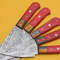 Premium Handmade Damascus Steel Chef Knife Set Of 5 Pakka Wood 3